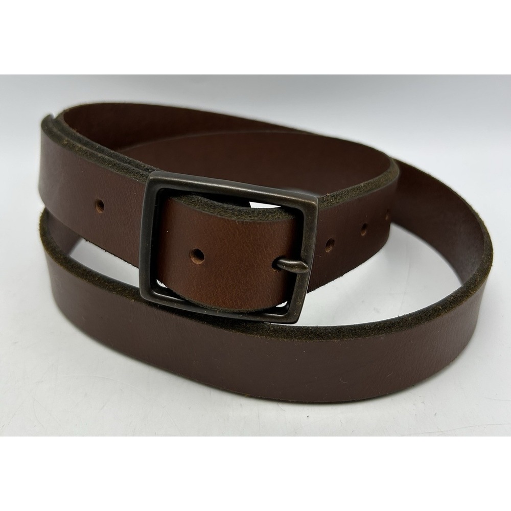 Aeropostale Belt Mens XL Brown Leather Dress Casual Preppy